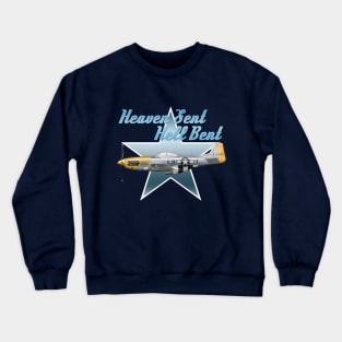 Heaven sent Hell bent P51 Mustang Crewneck Sweatshirt